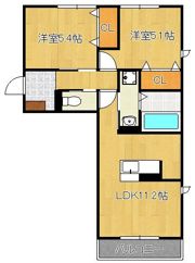 イオメール折尾 A棟の間取り画像