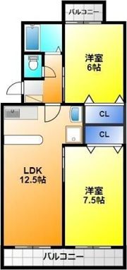 ニュービレッジ和合の間取り画像