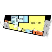 AFFLUENCE難波の間取り画像