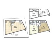 鵜の木戸建の間取り画像