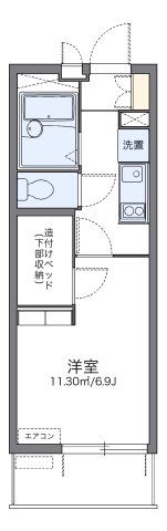 レオパレスプレステージ草加の間取り画像