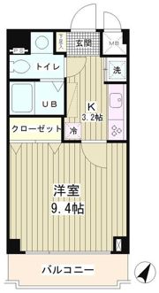 ラフィネ築地の間取り画像