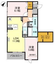 グランマーリエ松野通の間取り画像