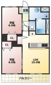 Y’s リミテッドの間取り画像