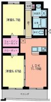 サンシャインユタカⅡの間取り画像