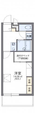 レオパレス北屋敷Ⅰの間取り画像