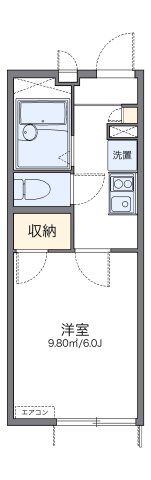 レオパレスエレガンテⅡの間取り画像