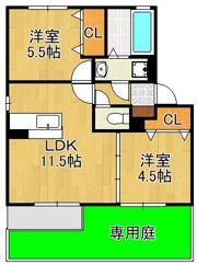 サンライズ陸の間取り画像