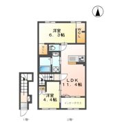 フレスタIIの間取り画像