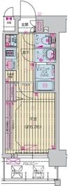 プレリス北巽駅前ラバルスの間取り画像