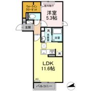 フローラル五月が丘 B棟の間取り画像