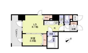 SCL関内の間取り画像