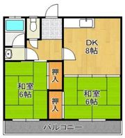 かねみマンションの間取り画像