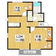 フォーレス・ビューA棟の間取り画像
