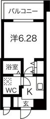 ニューシティアパートメンツ西天満の間取り画像