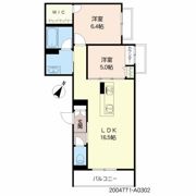 べレオ水前寺の間取り画像