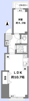 永福町フラットの間取り画像