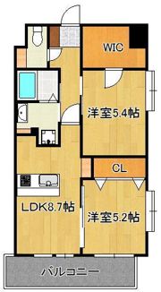 ギャラクシーヴィーラブライトの間取り画像