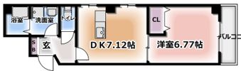 プレジィール大日の間取り画像