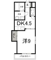 アールハイツ松茂B 101の間取り画像