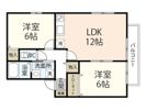 ファミール宮上 D棟の間取り画像