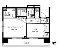 パークキューブ浅草田原町の間取り画像