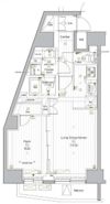 PREMIUM CUBE G 後楽園の間取り画像