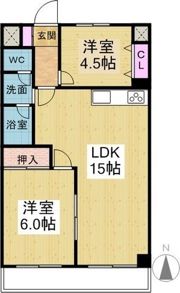 ヒルズ平和ヶ丘の間取り画像