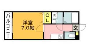 ファインフォレスタ近大前の間取り画像