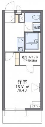 レオパレスラ グラシューズの間取り画像