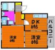 ディアスフィールドB棟の間取り画像