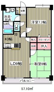 アウラ10(E-058)の間取り画像