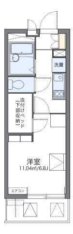 レオパレスArcadia Aの間取り画像