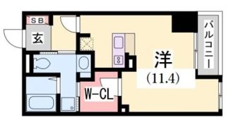オーキッドレジデンス神戸三宮の間取り画像