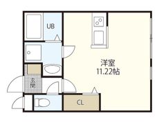 アイゼンルーム安中央の間取り画像