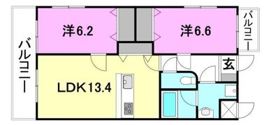 Braim LaLa（ブライム ララ）の間取り画像
