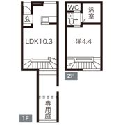 QRESTIA塩釜の間取り画像