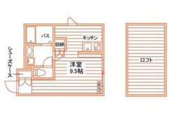 メゾン佛蘭西Bの間取り画像