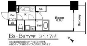 エスリード福島グレイスの間取り画像