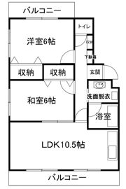 ユーミーWATANABEの間取り画像