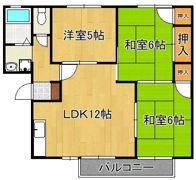 フレグランスKの間取り画像