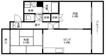 M-1ビルの間取り画像
