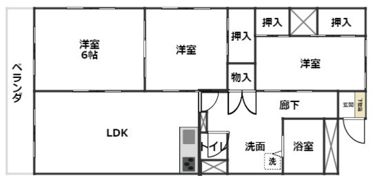 ニュー青江マンションの間取り画像