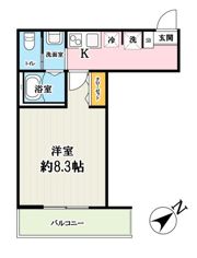 (仮称)キャメル草加谷塚2丁目A棟の間取り画像