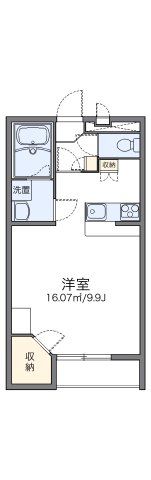 レオパレスプルンニー Aの間取り画像