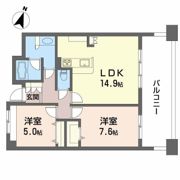 オーヴィジョン道後湯之町の間取り画像