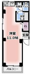 ホワイトハウス城東の間取り画像