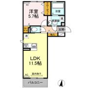 カーサ・ぺキーノの間取り画像