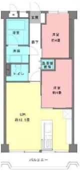 横須賀第2ライオンズマンションの間取り画像