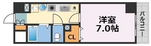 ブリリアントコート心斎橋イーストの間取り画像
